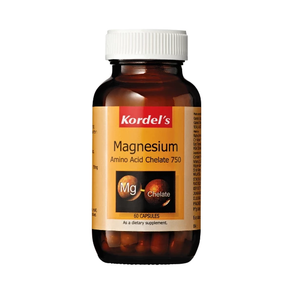 Kordel's Magnesium Amino Acid Chelate 750 60's Capsules