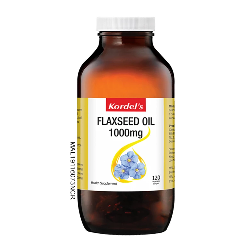 Kordel's_Flaxseed Oil bottle