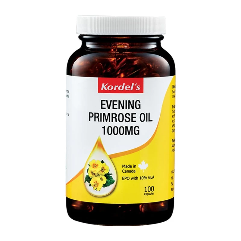 Kordel's Evening Primrose Oil EPO 1000mg 100's For Women's Wellness