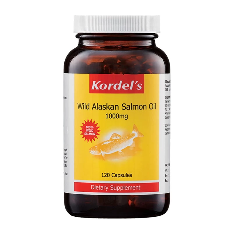 Kordel's Wild Alaskan Salmon-Oil 1000mg 120's Natural Salmon Oil