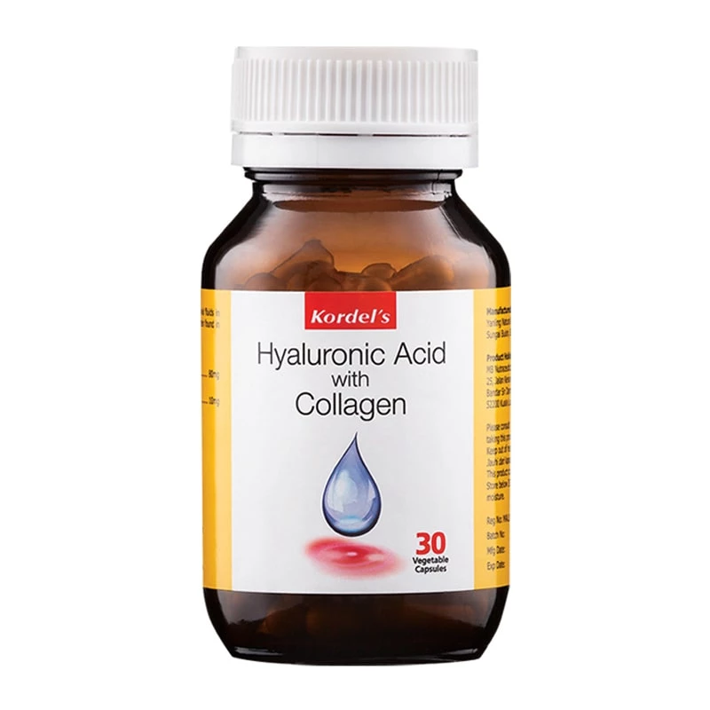 Kordel's Hyaluronic Acid With Collagen 30's For Osteoarthritis Pain Relief
