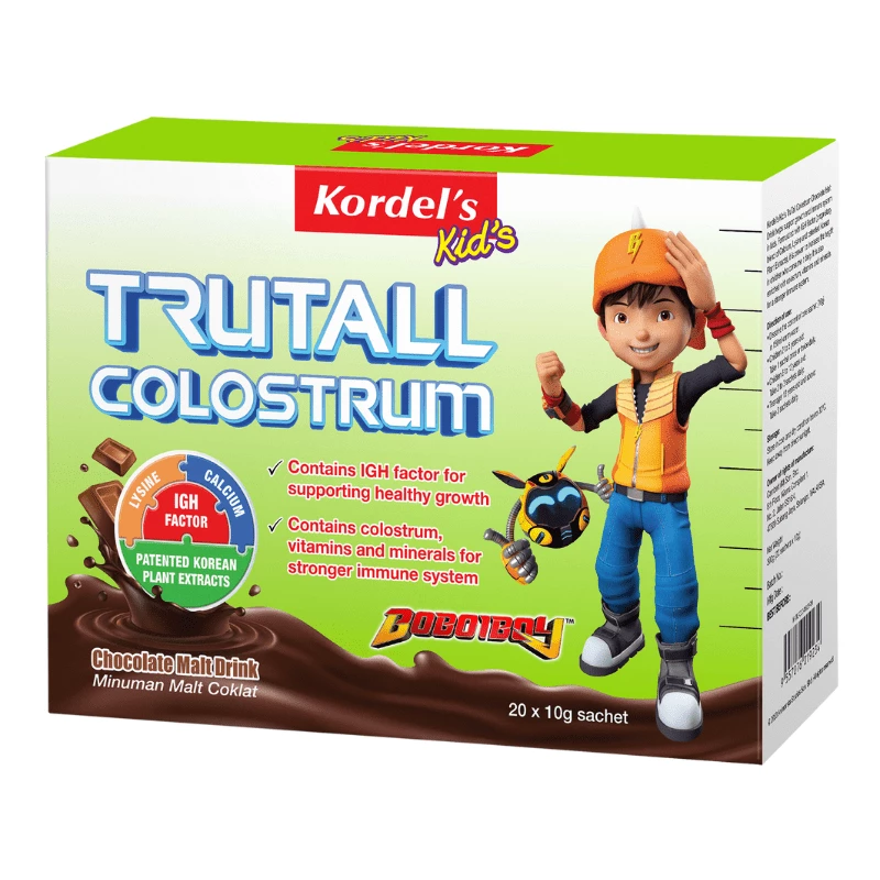 Kordel's Kid's TruTall Colostrum Chocolate Drink For Children To Grow Taller
