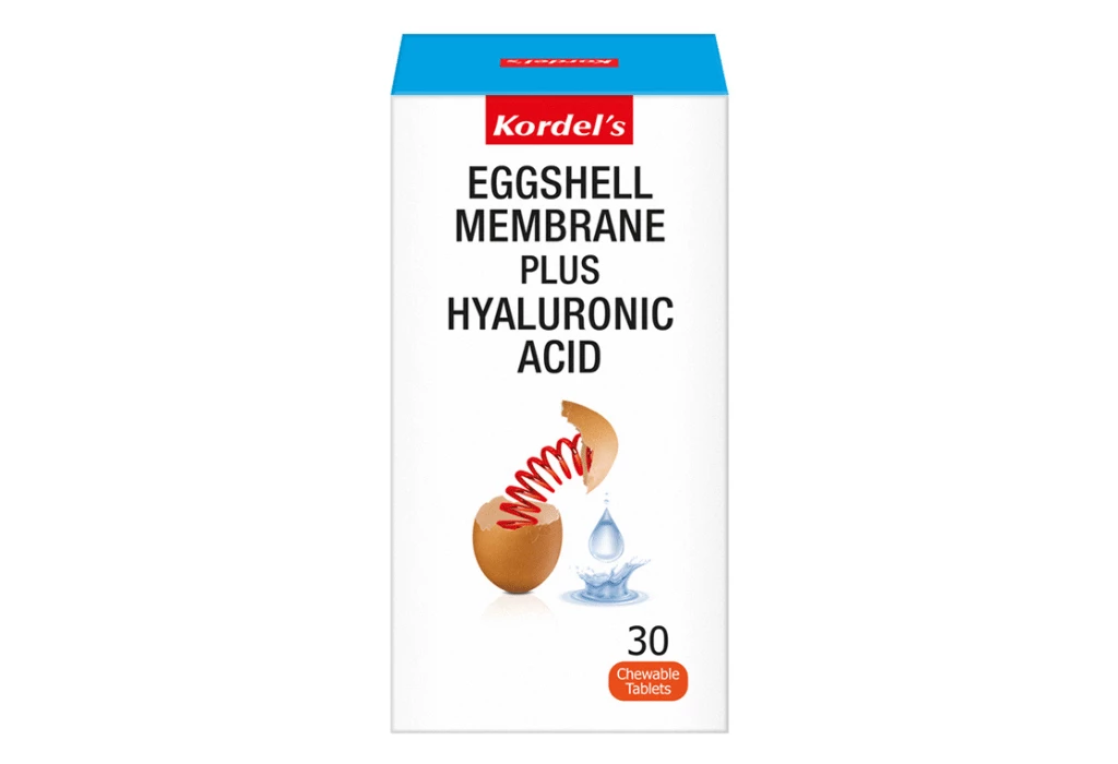 Kordels Eggshell membrane Plus Hyaluronic acid 30S chewable tablets
