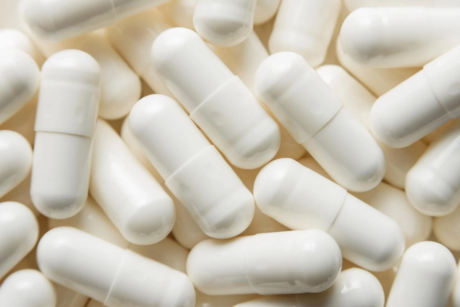 Medicine Capsules Very Closeup Photo Medical Preparations With Selective Focus