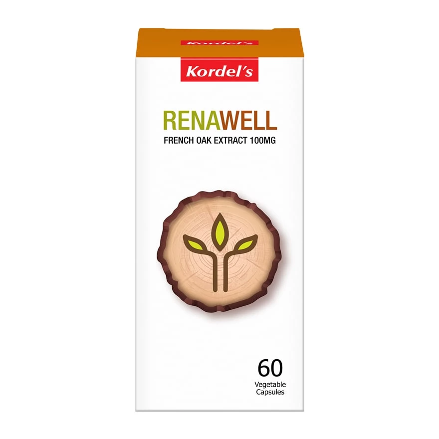 Kordel's Renawell Robuvit® French Oak Extract 100mg 60's