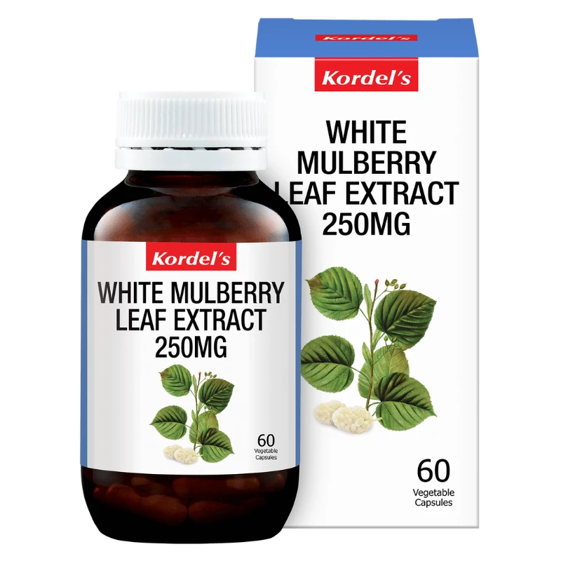 Kordels White Mulberry Leaf Extract 250Mg 60'S Bottle