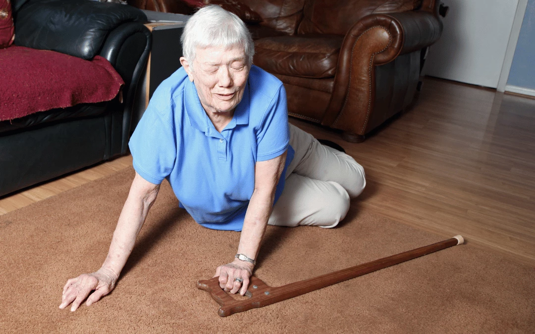 senior-citizen-falls-while-using-her-walking-cane-and-look-pain