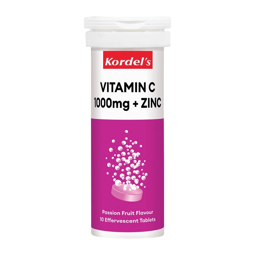 Kordels-Vit-C-Zinc-Passion-10s-Tube-Front